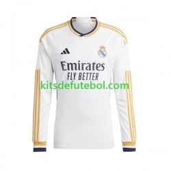 Camisola Real Madrid JOSELU 14 Criança Equipamento principal 2023-2024 Mangas Compridas