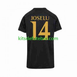 Camisola Real Madrid Joselu 14 Homem Terceiro equipamento 2023-2024 Mangas Curtas