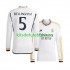 Camisola Real Madrid Jude Bellingham 5 Homem Equipamento principal 2023-2024 Mangas Compridas