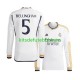 Camisola Real Madrid Jude Bellingham 5 Homem Equipamento principal 2023-2024 Mangas Compridas