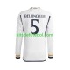Camisola Real Madrid Jude Bellingham 5 Homem Equipamento principal 2023-2024 Mangas Compridas