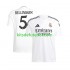 Camisola Real Madrid Jude Bellingham 5 Homem Equipamento principal 2024-2025 Mangas Curtas