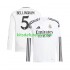 Camisola Real Madrid Branco Jude Bellingham 5 Homem Equipamento principal 2024-2025 Mangas Compridas