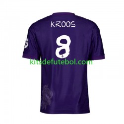 Camisola Real Madrid Púrpura KROOS 8 Y-3 Homem Quarto equipamento 2023-2024 Mangas Curtas