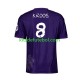 Camisola Real Madrid Púrpura KROOS 8 Y-3 Homem Quarto equipamento 2023-2024 Mangas Curtas