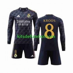 Camisola Real Madrid Kroos 8 Criança Equipamento alternativo 2023-2024 Mangas Compridas
