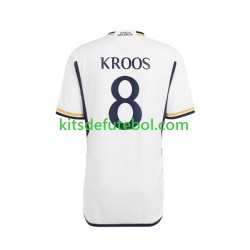 Camisola Real Madrid Kroos 8 Homem Equipamento principal 2023-2024 Mangas Curtas