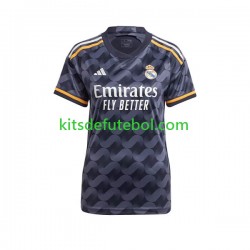 Camisola Real Madrid Mulheres Equipamento alternativo 2023-2024 Mangas Curtas