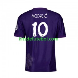 Camisola Real Madrid Púrpura Lucas Modric 10 Y-3 Homem Quarto equipamento 2023-2024 Mangas Curtas