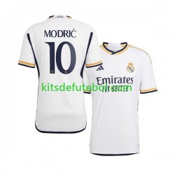 Camisola Real Madrid Modric 10 Homem Equipamento principal 2023-2024 Mangas Curtas