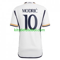 Camisola Real Madrid Modric 10 Homem Equipamento principal 2023-2024 Mangas Curtas