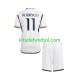Camisola Real Madrid Rodrygo Goes 11 Criança Equipamento principal 2023-2024 Mangas Curtas