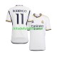 Camisola Real Madrid Rodrygo Goes 11 Homem Equipamento principal 2023-2024 Mangas Curtas