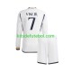 Camisola Real Madrid Vinicius Junior 7 Criança Equipamento principal 2023-2024 Mangas Compridas