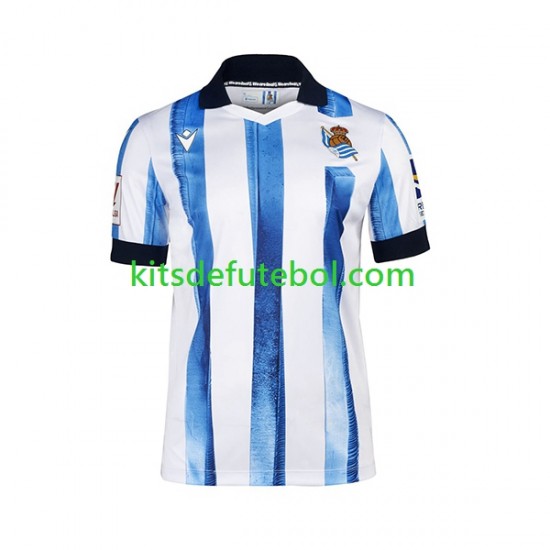 Camisola Real Sociedad Homem Equipamento principal 2023-2024 Mangas Curtas