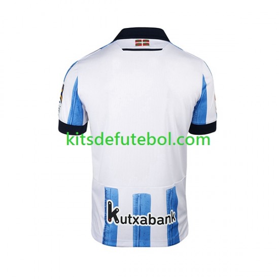 Camisola Real Sociedad Homem Equipamento principal 2023-2024 Mangas Curtas