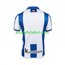 Camisola Real Sociedad Homem Equipamento principal 2024-2025 Mangas Curtas