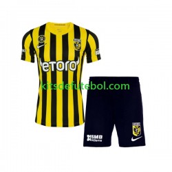 SBV Vitesse Football Kit Criança Equipamento principal 2022-2023 Mangas Curtas