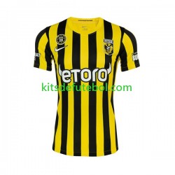 Camisola SBV Vitesse Homem Equipamento principal 2022-2023 Mangas Curtas