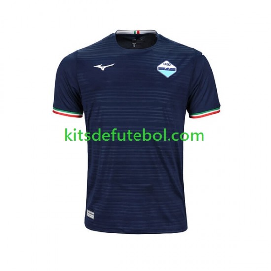 Camisola SS Lazio Homem Equipamento alternativo 2023-2024 Mangas Curtas
