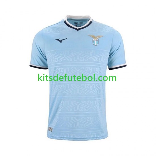 Camisola SS Lazio Homem Equipamento principal 2024-2025 Mangas Curtas