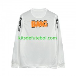 Camisola Retrô Santos FC - Homem Equipamento principal 2011 2012 Mangas Compridas