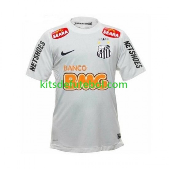Camisola Retrô Santos Neymar JR 11 - Homem Equipamento principal 2011 2012 Mangas Curtas