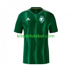 Camisola Seleção da Saudita Homem Equipamento principal 2023 Mangas Curtas