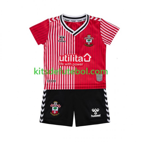 Camisola Southampton Criança Equipamento principal 2023-2024 Mangas Curtas