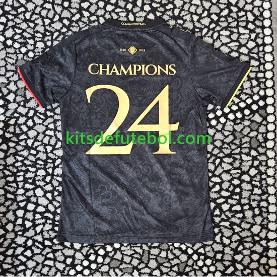 Camisola Seleção da Espanhola Champions Of Europe Champions 24 Homem 2024 Mangas Curtas