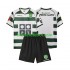Camisola Retrô Sporting CP Criança Equipamento principal 2001 2003 Mangas Curtas