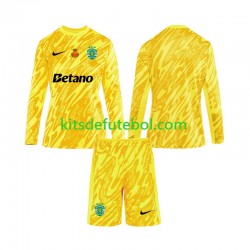 Camisola de Guarda-redes Sporting CP Criança Terceiro equipamento 2024-2025 Mangas Compridas