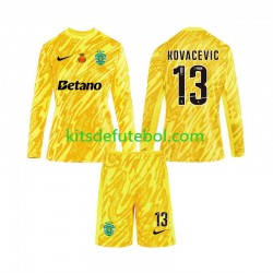 Camisola de Guarda-redes Sporting CP Kovacevic 13 Criança Terceiro equipamento 2024-2025 Mangas Compridas
