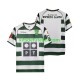 Camisola Retrô Sporting CP Homem Equipamento principal 2001 2003 Mangas Curtas