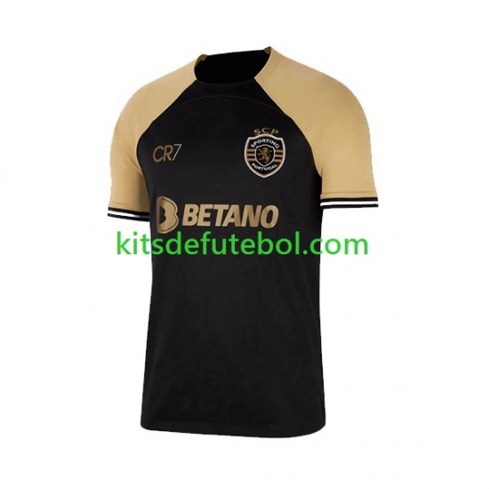 Camisola Sporting CP Homem Terceiro equipamento 2023-2024 Mangas Curtas