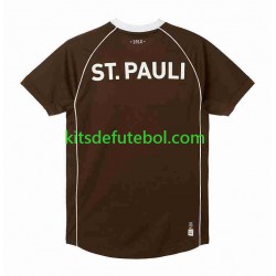 Camisola St Pauli Homem Equipamento principal 2023-2024 Mangas Curtas
