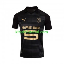 Camisola Stade Rennais Preto Homem Terceiro equipamento 2023-2024 Mangas Curtas
