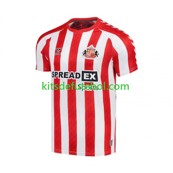 Camisola Sunderland Homem Equipamento principal 2024-2025 Mangas Curtas