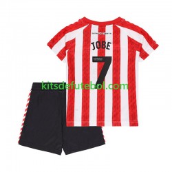 Camisola Sunderland Jobe Bellingham 7 Criança Equipamento principal 2024-2025 Mangas Curtas