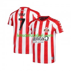 Camisola Sunderland Jobe Bellingham 7 Homem Equipamento principal 2024-2025 Mangas Curtas