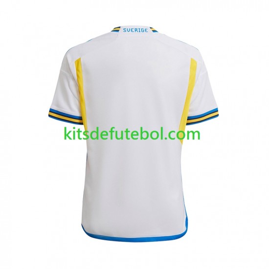 Camisola Seleção da Sueca Homem Equipamento alternativo 2022-2023 Mangas Curtas