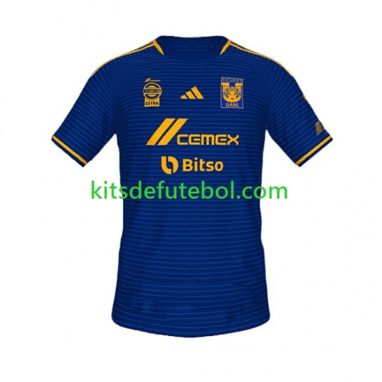 Camisola Tigres UANL Homem Equipamento alternativo 2023-2024 Mangas Curtas
