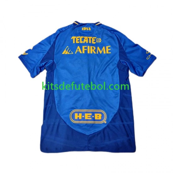 Camisola Tigres UANL Homem Equipamento alternativo 2024-2025 Mangas Curtas