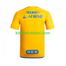 Camisola Tigres UANL Homem Equipamento principal 2023-2024 Mangas Curtas