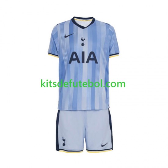 Camisola Tottenham Hotspur Criança Equipamento alternativo 2024-2025 Mangas Curtas