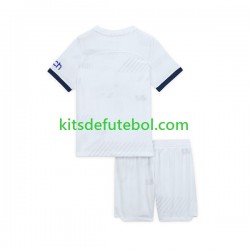 Camisola Tottenham Hotspur Criança Equipamento principal 2023-2024 Mangas Curtas
