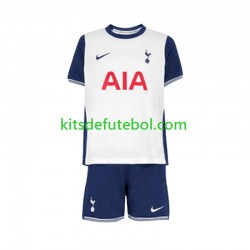 Camisola Tottenham Hotspur Criança Equipamento principal 2024-2025 Mangas Curtas