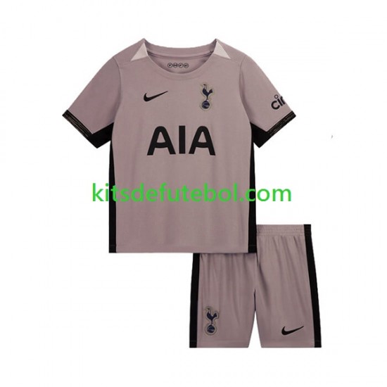 Camisola Tottenham Hotspur Criança Terceiro equipamento 2023-2024 Mangas Curtas