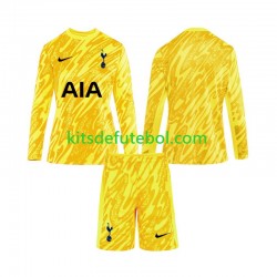 Camisola de Guarda-redes Tottenham Hotspur Criança Equipamento principal 2024-2025 Mangas Compridas