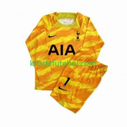 Camisola de Guarda-redes Tottenham Hotspur Laranja Hugo Criança Equipamento alternativo 2023-2024 Mangas Compridas